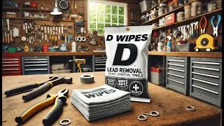 🧤 ESCA-Tech D-Lead D-Wipe Disposable Towels -  WT-151 | Best D Wipes Lead Removal Towels 🚿