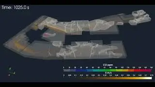 Parking Garage Ventilation CAE CFD Optimization HPC engineering