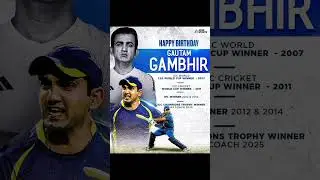 Happy Birthday to Team India's crisis man in ICC events & current Head Coach, Gautam Gambhir! 🎂👌🏻❤️