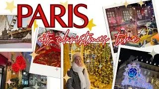Париж на Рождество 🎄🇫🇷 | Уютная рождественская экскурсия по городу света ✨🎄