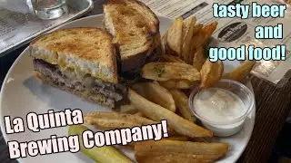 Getting food at the LA QUINTA BREWING COMPANY | Palm Desert