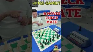 SUPRISING 8 moves Checkmate in King Gambit!