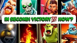 Victory in Seconds 🔥🎯 ||Castle Crush Fastest Victory 😱 #castlecrushvideo #castlecrushapk #victory