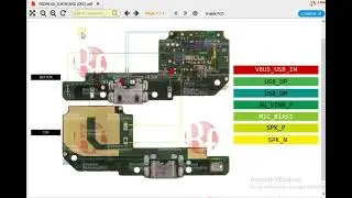 Redmi 6a UI borneo schematic diagram /Redmi 6a charging board change /Redmi 6a charging port change