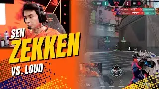 SEN Zekken INSANE 1v4 Ace против LOUD | Начало турнира VCT Americas 2025