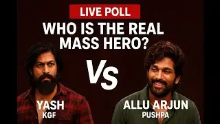 Who is Best' Actror #allu #yash #live South Actor's