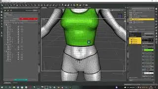 Как изменить одежду в DAZ. Geometry Editor Tool.