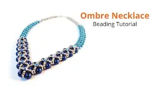 How To Make A Beaded Necklace - Stunning Right Angle Weave Tutorial