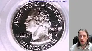 SOLD Coin Video of 2001 S Washington State Quarter PCGS PR 69 DCAM Vermont - Silver 71344953 Video