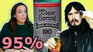 AMERICAS STRONGEST ALCOHOL TASTING * Clear spring 95 alcohol * | Tasting different alcohol *18+*