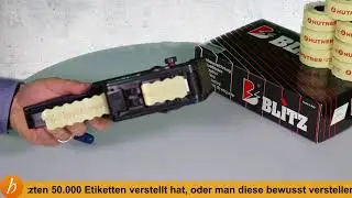 Preisauszeichnung mit Blitz - Druckh&ouml;he einstellen, Druck justieren beim Preisauszeichner