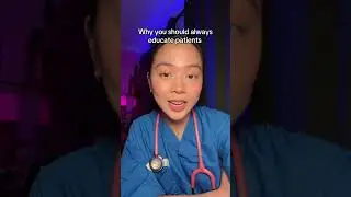 Nurses should ALWAYS educate your patients | Nurse Stories 🚨