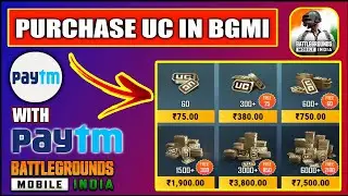 How To Purchase UC With PayTM In BGMI