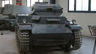Saumur Tank Museum World War 2 German Sd. Kfz. 121 Panzer Mk. II Walk Around