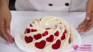 Cómo hacer una gelatina para el día de San Valentín