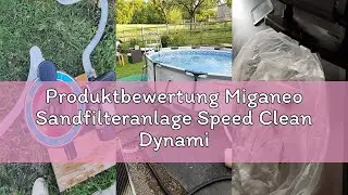 Produktbewertung Miganeo Sandfilteranlage Speed Clean Dynamic 6500 - Rot | Pumpenleistung 4.500 l/h
