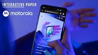 Interactive Paper: How Motorola Used It For A Great Product Launch