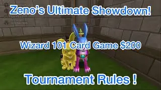 Zeno&rsquo;s Ultimate Showdown! Rules! ($200 Wizard 101 Max Level PVP Tournament!)