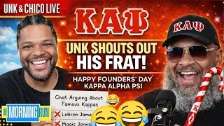 Unk Celebrates Kappa Alpha Psi & Names Famous Kappas 😂 | Unk & Chico Live