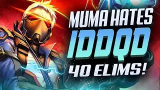 IDDQD SOLDIER 76 MAIN VS MUMA HAMMOND MAIN! [ OVERWATCH SEASON 25 TOP 500 ]