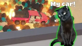 Cat's Secret Job | Roblox | Car Crushers 2