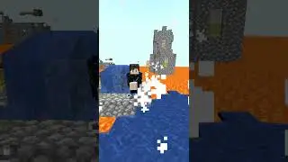 Minecraft but world is Lava 🌍 #minecraft #minidex #dex #gaming