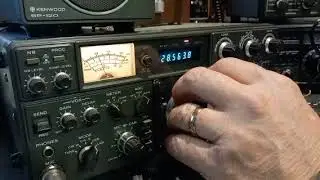 CQDX 10m & ragchewing with George W4UW west of the Appalachians. TS-830S & 5/8 vertical