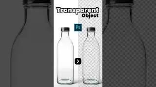 Photoshop 2025 Remove transparent glass background easily #photoshop #graphicdesignphotoshop