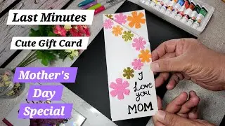 Cute Gift Card Mother's Day 💕 || Easy Craft Ideas || DIY || 5 Minutes Craft &lrm;⁨&lrm;⁨@MyWalkingMoons⁩&nbsp;