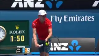 Sergiy Stakhovsky v David Goffin highlights (1R) | Australian Open 2016
