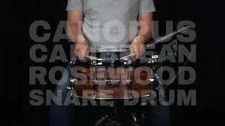 Canopus Caribbean Rosewood Block Snare Drum