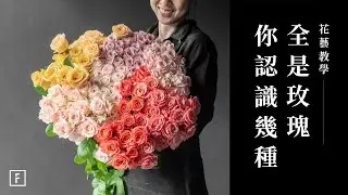 帶你認識十三種玫瑰花，教你花店花市專業術語｜花藝教學｜花裡 FORi Flower