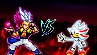Gogeta Ultra Ego Instinct V2 OP VS Shadic V3 OP (all form) in Mugen