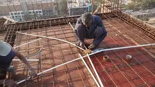 Electric slab piping # electric kandil piping! 'X,  ,, work for electric side###