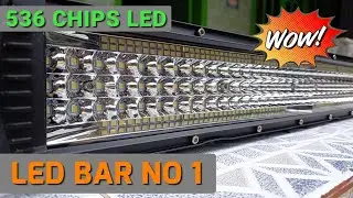 LED BAR PALING TERANG | 5 ROW 536 CHIPS LED