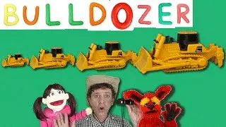 Learn Sizes Small to Biggest | First Words #7 BULLDOZER | Learn English Kids Matt VS Truck