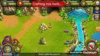 Virtual Villagers Origine 2.. crafting mix herb
