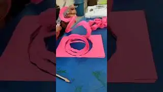 Rose flower🌹 craft making#craft #artandcraft #craftmaking #art