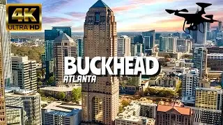 Buckhead, Atlanta In 4K By Drone - Amazing View Of Buckhead, Atlanta