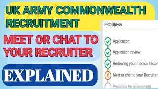 Uk Army recruitment: portal update | Commonwealth Nationals application 2024
