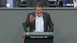 🔥 Stefan Brandner (AfD) RASTET AUS &ndash; W&uuml;tende Worte gegen Ministerien!