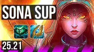SONA & Katarina vs BLITZCRANK & Kassadin (SUP) | 2/0/22 | NA Grandmaster | 25.21