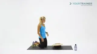 INDO BOARD | Kristina Demonstrates How To Tilt Plank - Level 2 Balance Board Trainer