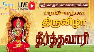 🔴 LIVE ஸ்ரீ காஞ்சி காமாக்ஷி அம்மன் பிரம்மோற்சவம் - 2025  | நாள் 11 காலை தீர்த்தவாரி   | SUCCES TV