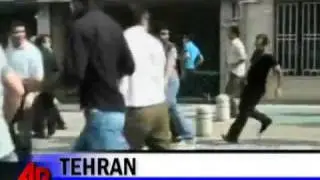 Tear Gas Used on Iran Protestors (AP reports)