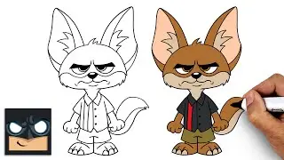 How to Draw Finnick the Fox | Zootopia