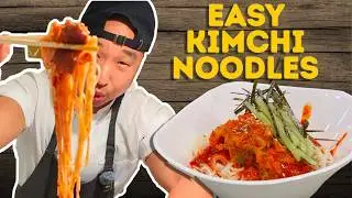 The BEST Spicy Korean Cold Noodles Recipe! The Most Addictive Noodles You&rsquo;ll EVER Eat! 🔥😋