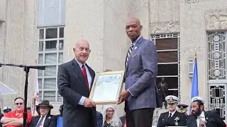 President James W. Crawford serves as Keynote Speaker for Houston's Veterans Day Celebration
