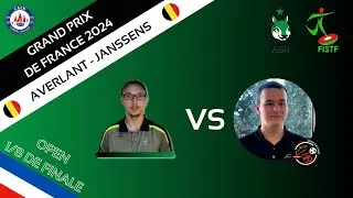 Subbuteo : Matthias Averlant vs Noah Janssens (Grand-Prix de France 30/11/24) (1/8 de finale Open)