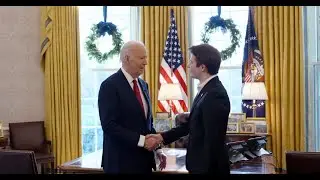 Liberal boy influencer Harry Sisson meets his idol, Joseph R. Biden, in the Oval Office